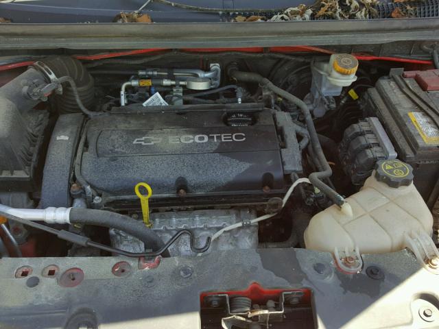 1G1JB5SH7E4209808 - 2014 CHEVROLET SONIC LS RED photo 7