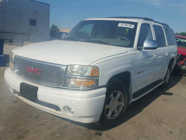 1GKFK66U21J208222 - 2001 GMC DENALI XL WHITE photo 2