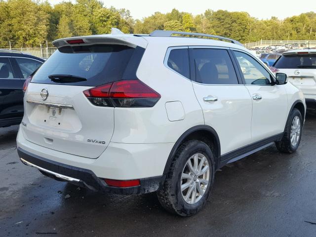 5N1AT2MVXHC859793 - 2017 NISSAN ROGUE SV WHITE photo 4