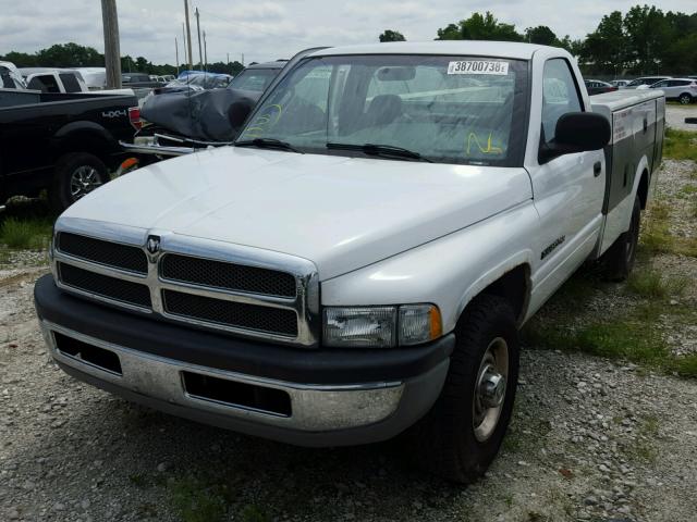 3B7KC26Z1YM238353 - 2000 DODGE RAM 2500 WHITE photo 2