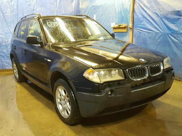 WBXPA73444WC43869 - 2004 BMW X3 2.5I BLACK photo 1