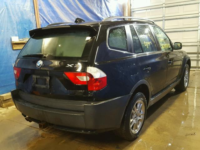 WBXPA73444WC43869 - 2004 BMW X3 2.5I BLACK photo 4