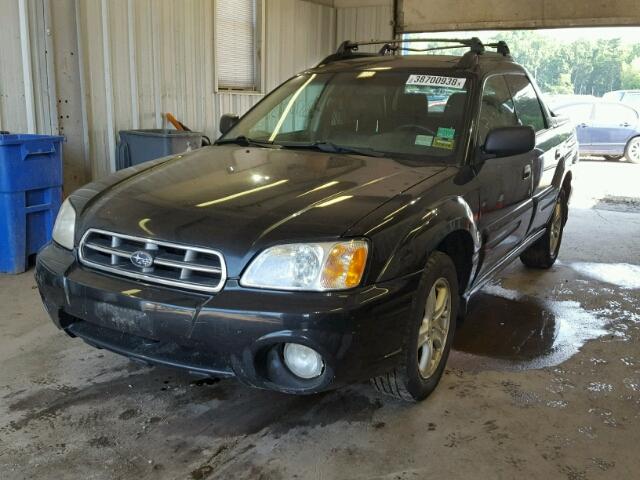 4S4BT62C966101274 - 2006 SUBARU BAJA SPORT BLACK photo 2