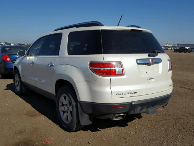 5GZEV23738J255502 - 2008 SATURN OUTLOOK XR თეთრი ფოტო 3