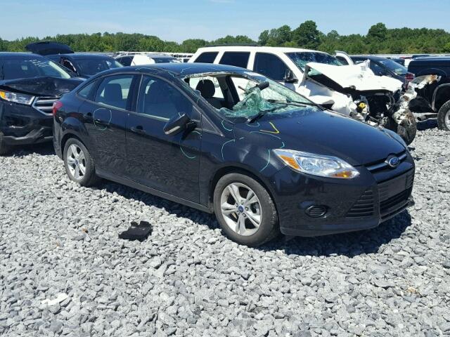 1FADP3F2XEL203576 - 2014 FORD FOCUS SE BLACK photo 1