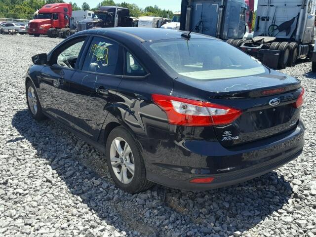 1FADP3F2XEL203576 - 2014 FORD FOCUS SE BLACK photo 3