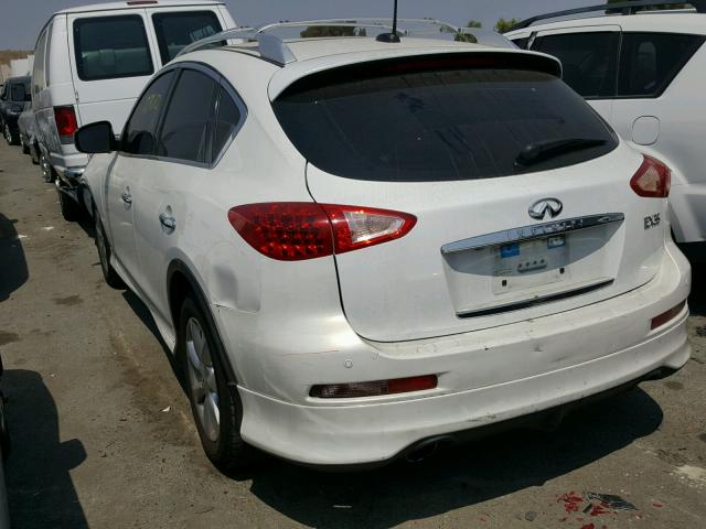 JNKAJ09E99M900478 - 2009 INFINITI EX35 BASE WHITE photo 3