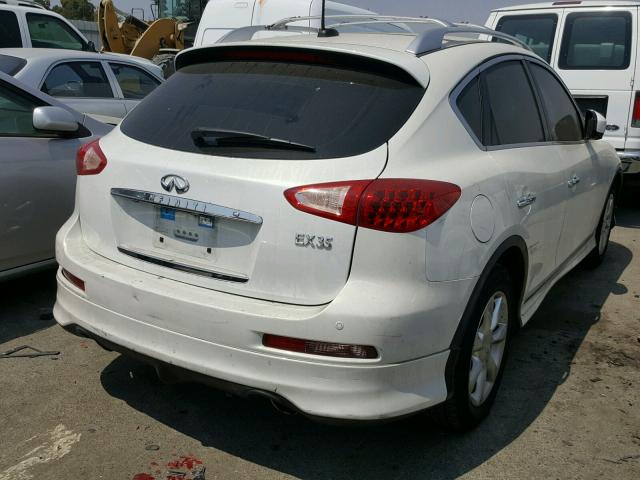 JNKAJ09E99M900478 - 2009 INFINITI EX35 BASE WHITE photo 4