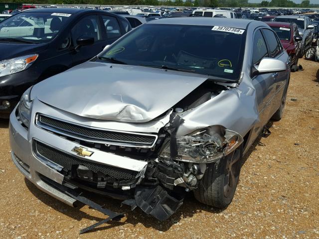 1G1ZC5EUXCF106666 - 2012 CHEVROLET MALIBU 1LT 银色 照片 2
