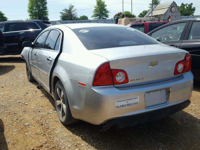 1G1ZC5EUXCF106666 - 2012 CHEVROLET MALIBU 1LT 银色 照片 3