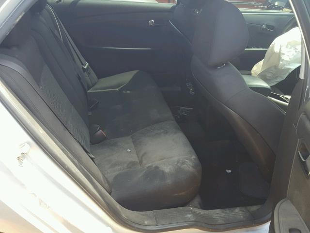 1G1ZC5EUXCF106666 - 2012 CHEVROLET MALIBU 1LT 银色 照片 6
