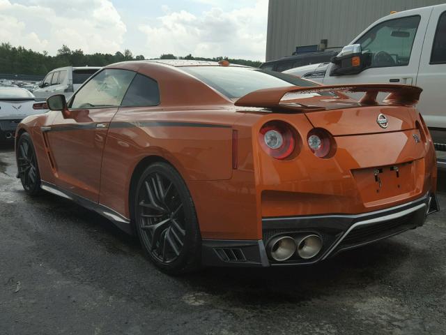 JN1AR5EFXHM821098 - 2017 NISSAN GT-R PREMI ORANGE photo 3