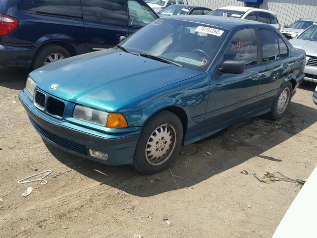 WBACB4314NFF75029 - 1992 BMW 325 I AUTO GREEN photo 2