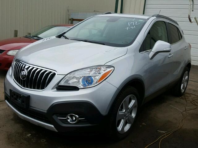 KL4CJBSB0FB217219 - 2015 BUICK ENCORE CON SILVER photo 2