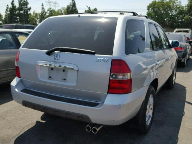 2HNYD18842H529158 - 2002 ACURA MDX TOURIN SILVER photo 4