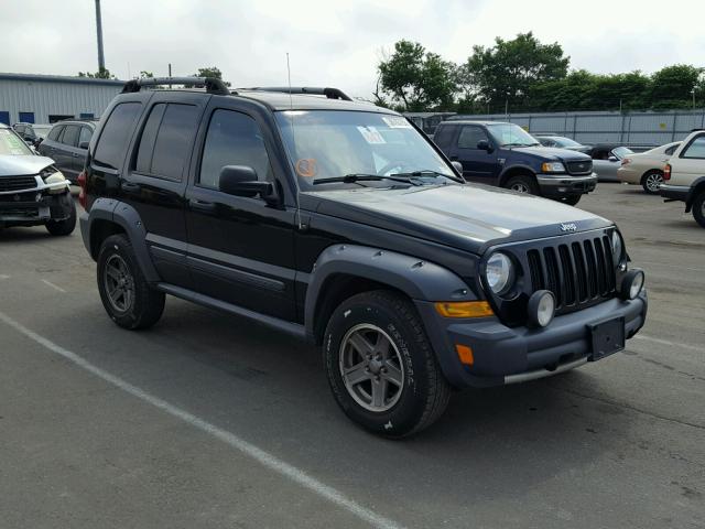 1J4GL38K25W606184 - 2005 JEEP LIBERTY RE BLACK photo 1
