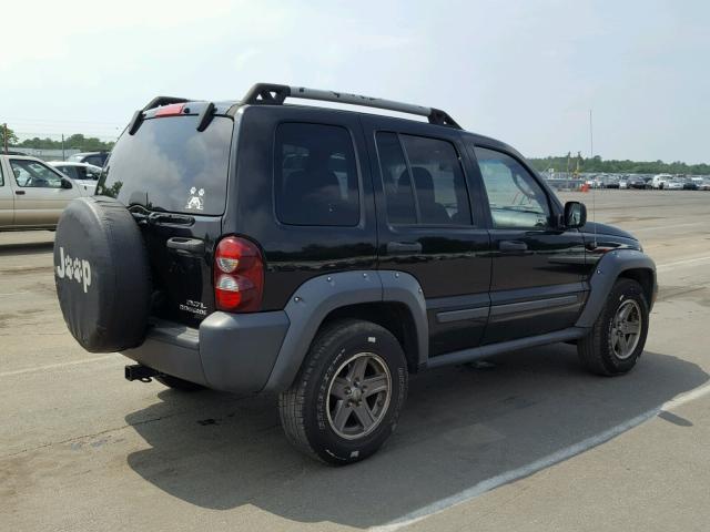 1J4GL38K25W606184 - 2005 JEEP LIBERTY RE BLACK photo 4