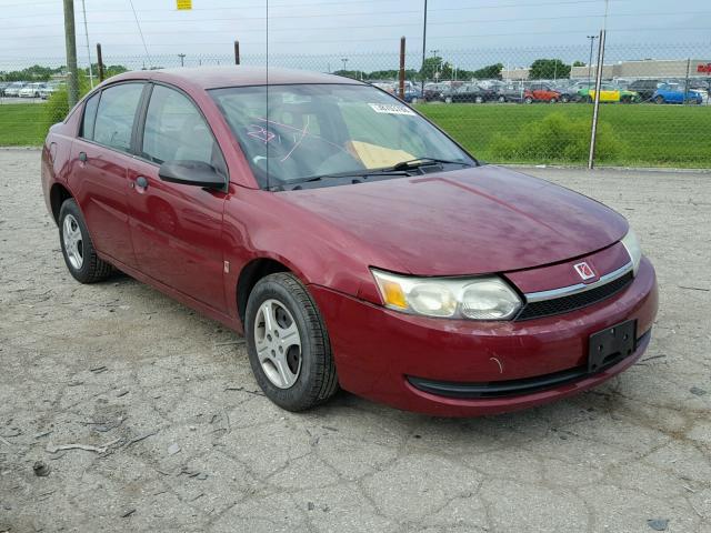 1G8AF52F14Z131354 - 2004 SATURN ION LEVEL MAROON photo 1