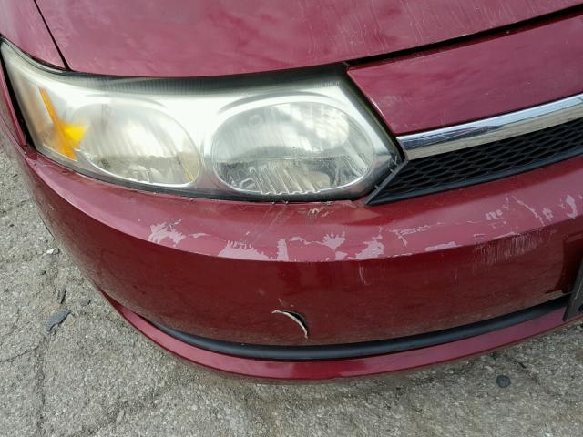 1G8AF52F14Z131354 - 2004 SATURN ION LEVEL MAROON photo 9