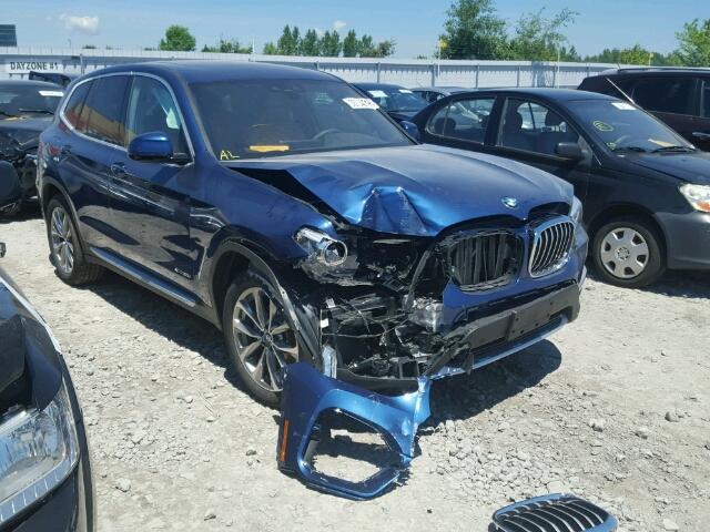 5UXTR9C56JLC81785 - 2018 BMW X3 XDRIVEM BLUE photo 1