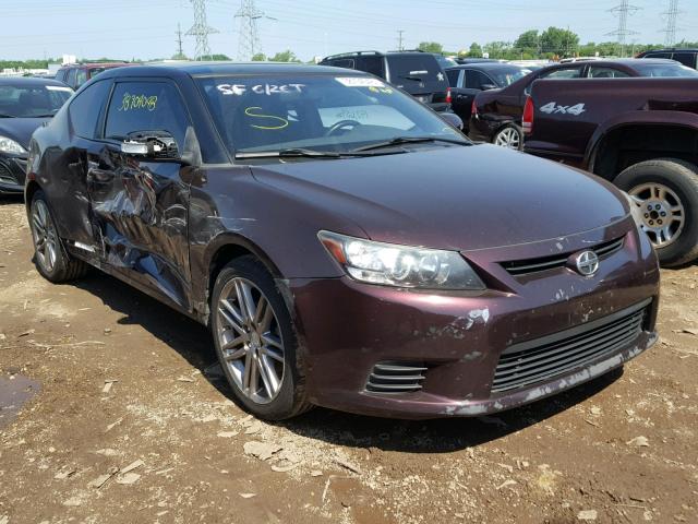 JTKJF5C72B3014615 - 2011 TOYOTA SCION TC 紫色 照片 1