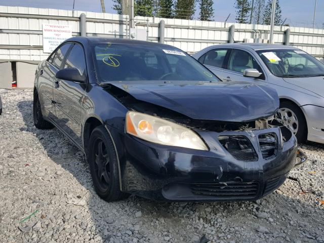 1G2ZF58BX74200920 - 2007 PONTIAC G6 VALUE L BLACK photo 1