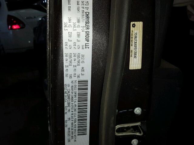 1C4NJCBA8FD138042 - 2015 JEEP COMPASS SP GRAY photo 10