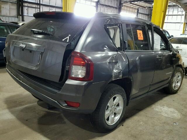 1C4NJCBA8FD138042 - 2015 JEEP COMPASS SP GRAY photo 4