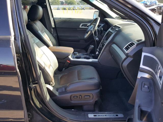 1FM5K8GT7EGB84569 - 2014 FORD EXPLORER S BLACK photo 5