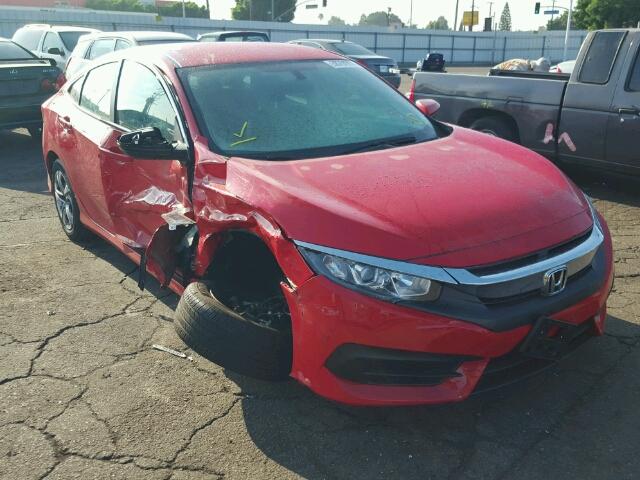 2HGFC2F53HH518774 - 2017 HONDA CIVIC LX RED photo 1