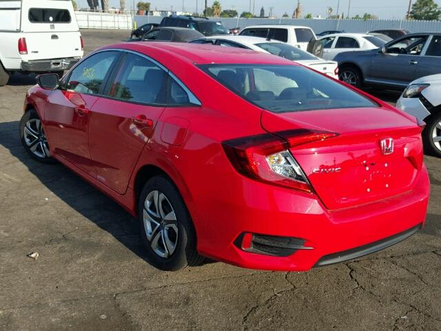 2HGFC2F53HH518774 - 2017 HONDA CIVIC LX RED photo 3