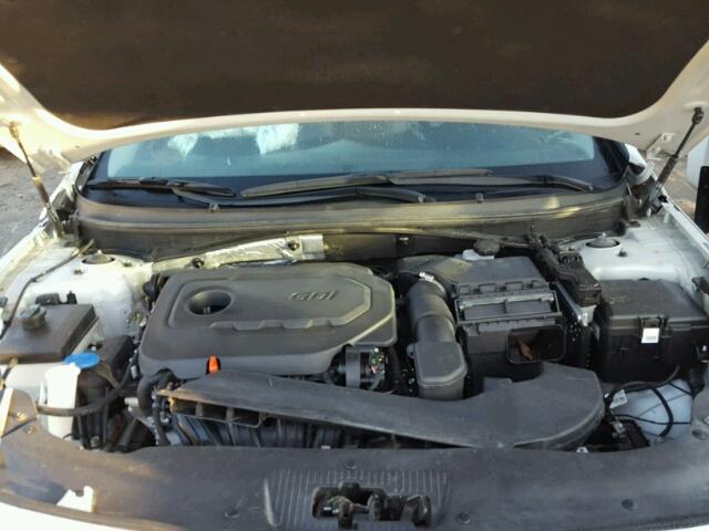 5NPE24AF0FH062102 - 2015 HYUNDAI SONATA SILVER photo 7