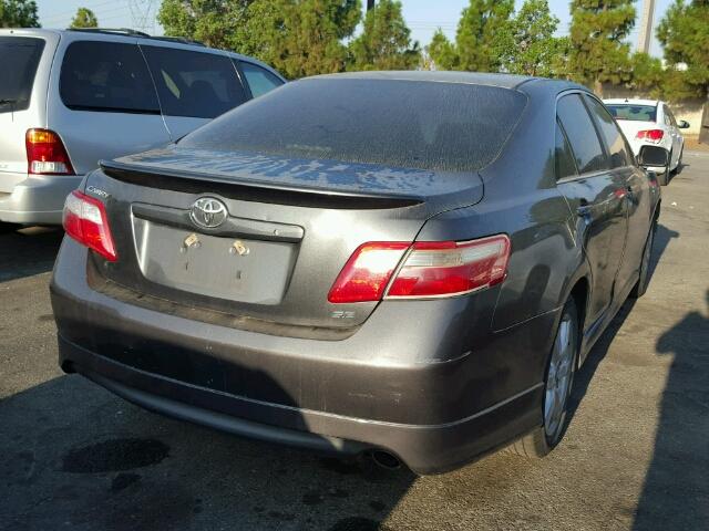 4T1BE46K79U267826 - 2009 TOYOTA CAMRY BASE CHARCOAL photo 4