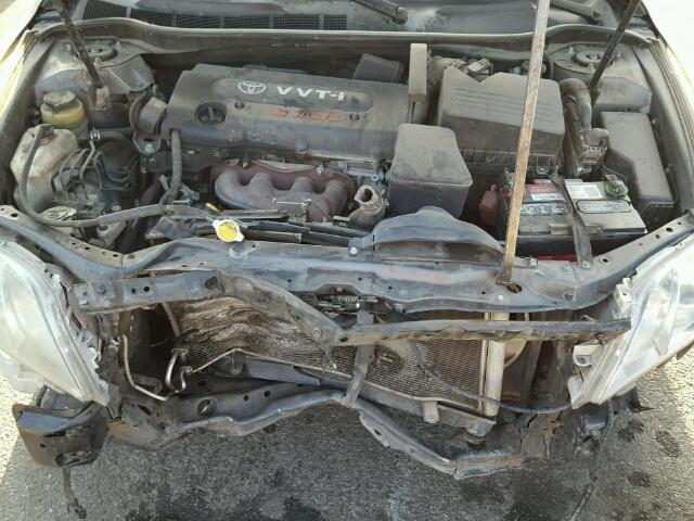 4T1BE46K79U267826 - 2009 TOYOTA CAMRY BASE CHARCOAL photo 7