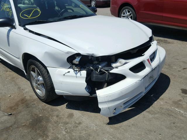 1G2NF52F24M507150 - 2004 PONTIAC GRAND AM S 白色 照片 9