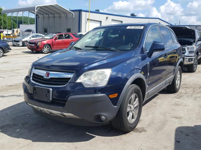 3GSDL43N28S509183 - 2008 SATURN VUE XE BLUE photo 2