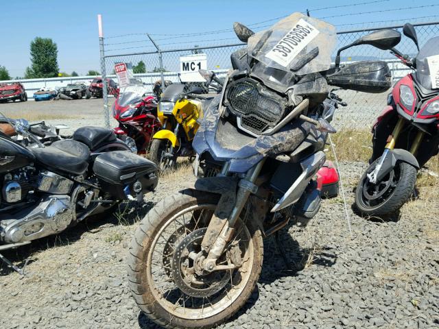 WB10A110XFZ188982 - 2015 BMW R1200 GS GRAY photo 9