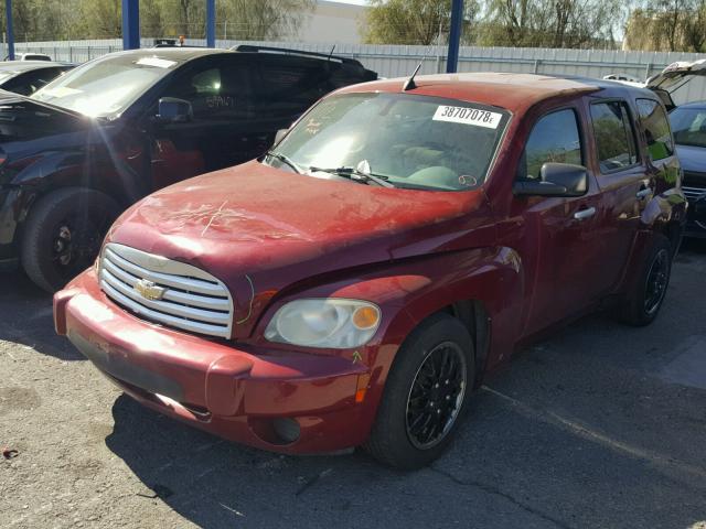 3GNDA13D57S557452 - 2007 CHEVROLET HHR LS MAROON photo 2
