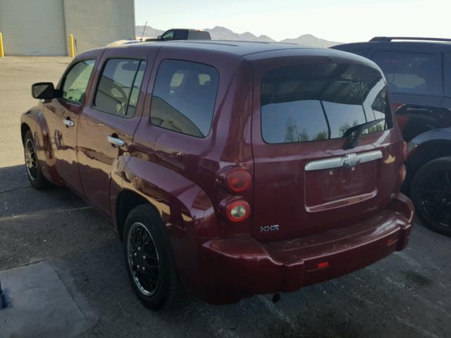 3GNDA13D57S557452 - 2007 CHEVROLET HHR LS MAROON photo 3