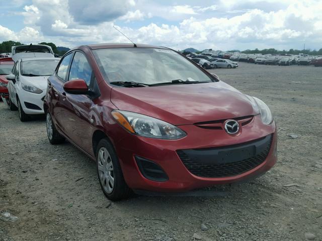 JM1DE1KY4E0173541 - 2014 MAZDA MAZDA2 SPO MAROON photo 1