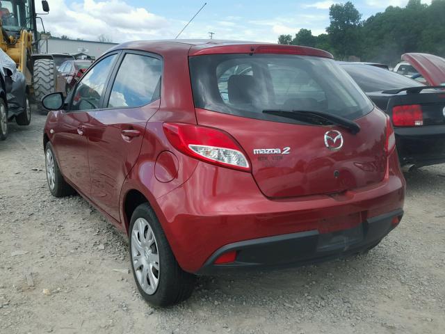 JM1DE1KY4E0173541 - 2014 MAZDA MAZDA2 SPO 栗色 照片 3