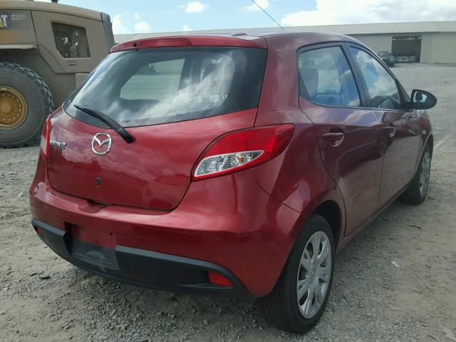 JM1DE1KY4E0173541 - 2014 MAZDA MAZDA2 SPO 栗色 照片 4
