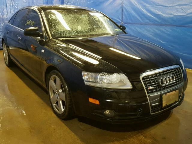 WAUEH74FX8N134189 - 2008 AUDI A6 S-LINE BLACK photo 1