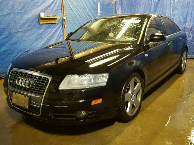 WAUEH74FX8N134189 - 2008 AUDI A6 S-LINE BLACK photo 2