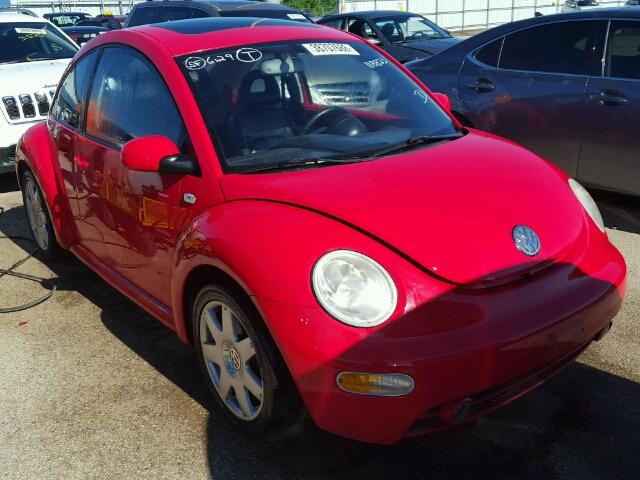 3VWDD21C92M419620 - 2002 VOLKSWAGEN NEW BEETLE წითელი ფოტო 1