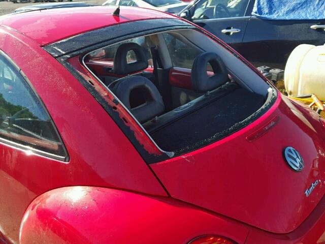 3VWDD21C92M419620 - 2002 VOLKSWAGEN NEW BEETLE წითელი ფოტო 9