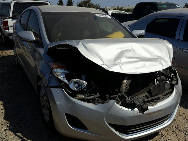 5NPDH4AE3DH175539 - 2013 HYUNDAI ELANTRA GL SILVER photo 1