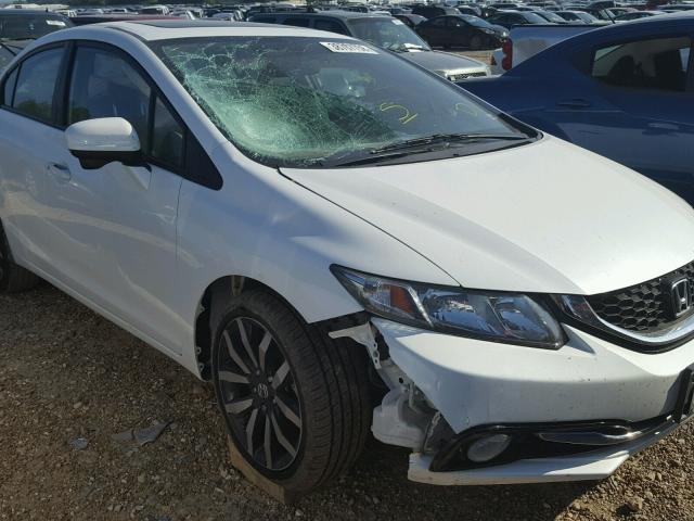19XFB2F95FE082992 - 2015 HONDA CIVIC EXL WHITE photo 9
