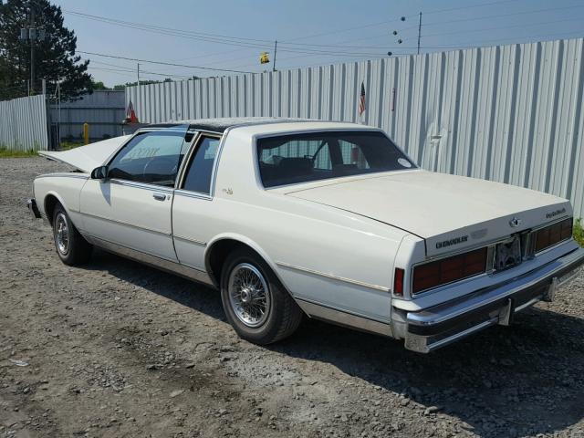 1G1BN11H4HX113885 - 1987 CHEVROLET CAPRICE CL თეთრი ფოტო 3