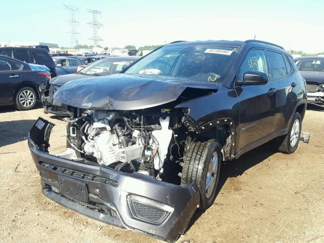 3C4NJDAB1JT213425 - 2018 JEEP COMPASS SP 灰色 照片 2